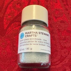 Martha Stewart Crafts Luster Glass Microbeads - Clear